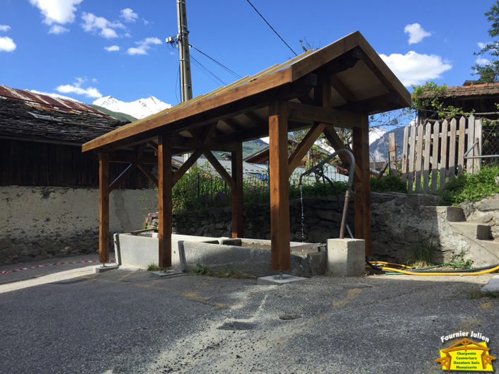 Charpente traditionnelle par Julien Fournier à Bourg St Maurice